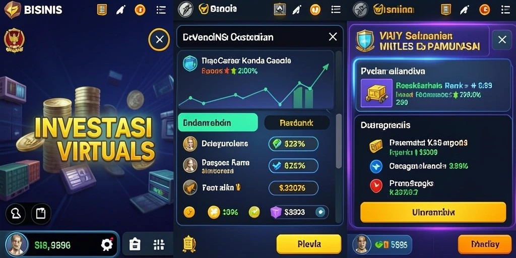 Gambar memperlihatkan karakter utama dalam aksi.
