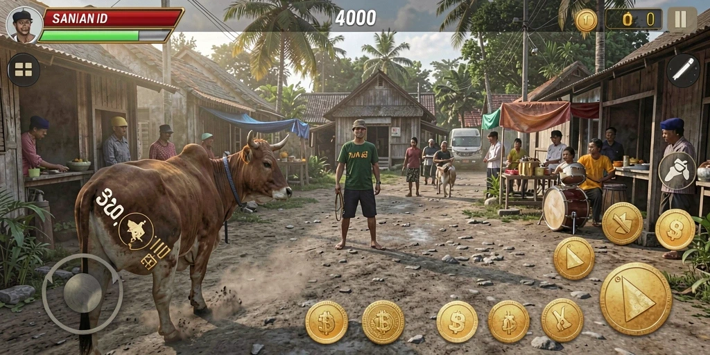 Tampilan awal game yang mengesankan.