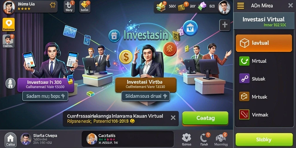 Tampilan karakter yang menarik dan keren.