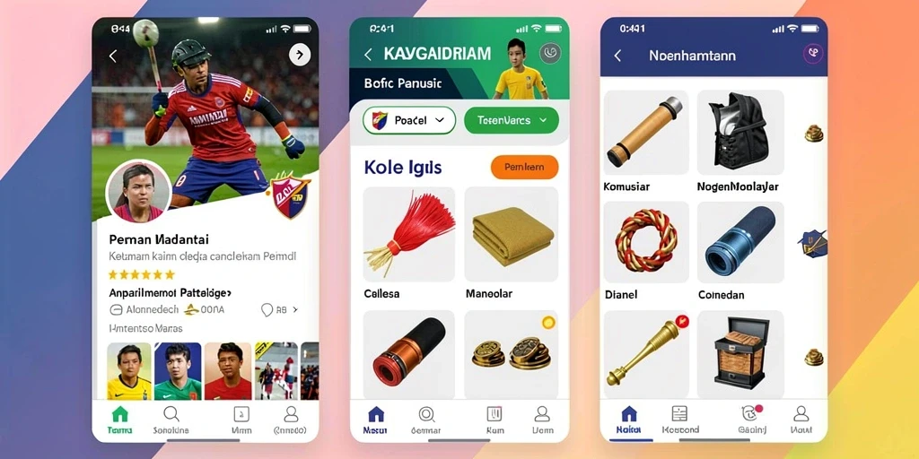 Tampilan antarmuka yang modern dan menarik.