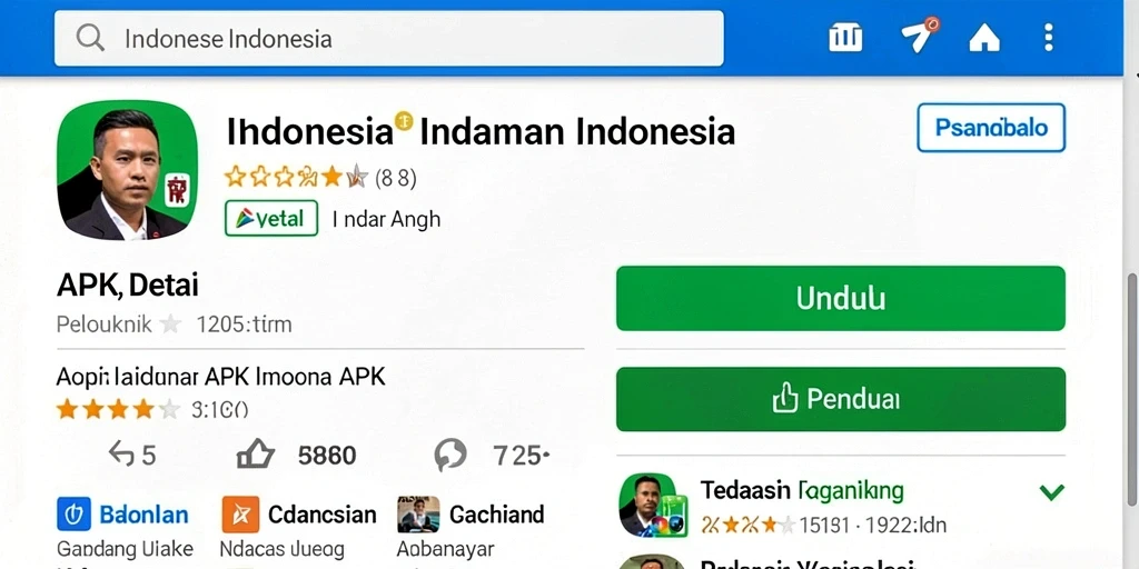 Tampilan awal yang menarik dan interaktif.