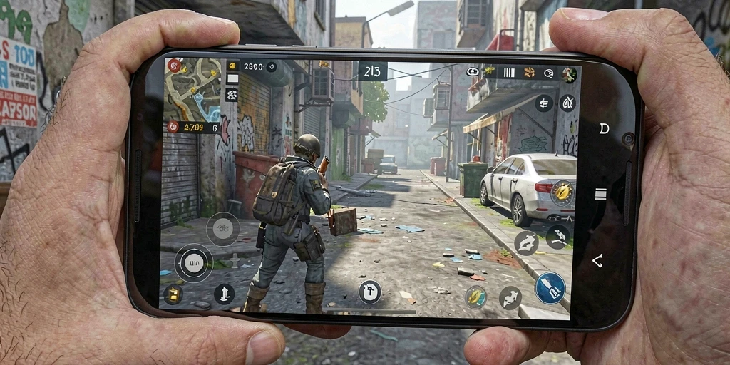 Tampilan awal game yang menarik dan mengundang.