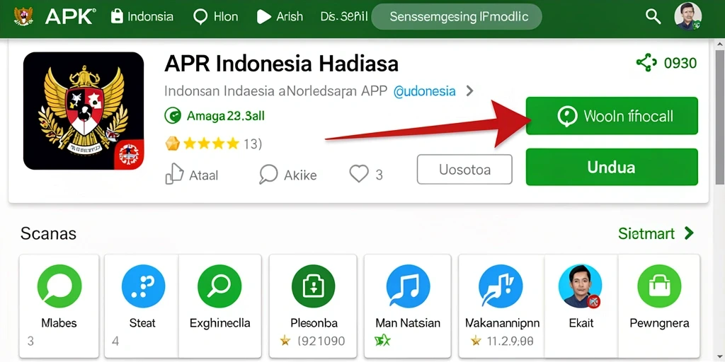 Tampilan antarmuka yang user-friendly.