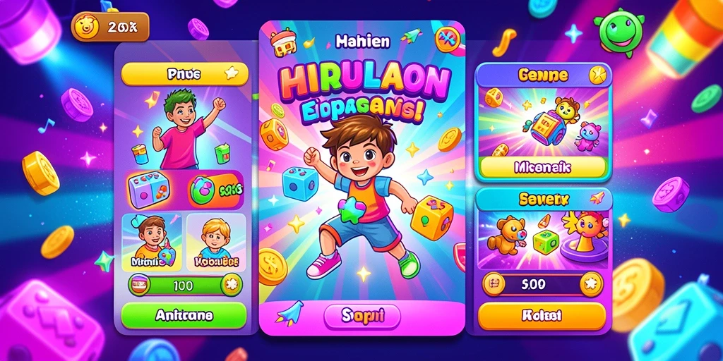 Tampilan antarmuka yang menarik dan user-friendly.