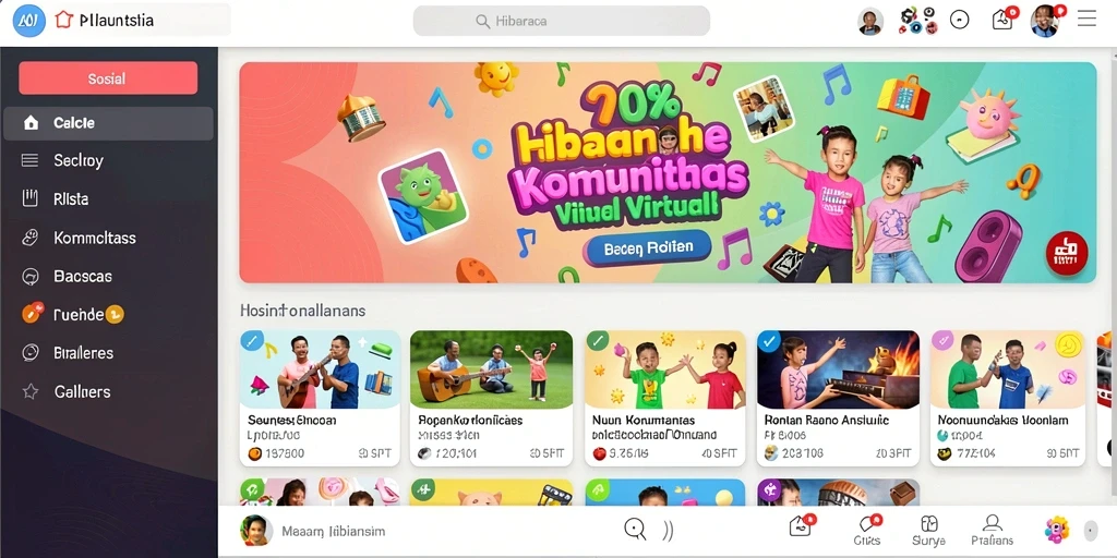 Tampilan antarmuka yang menarik dan user-friendly.