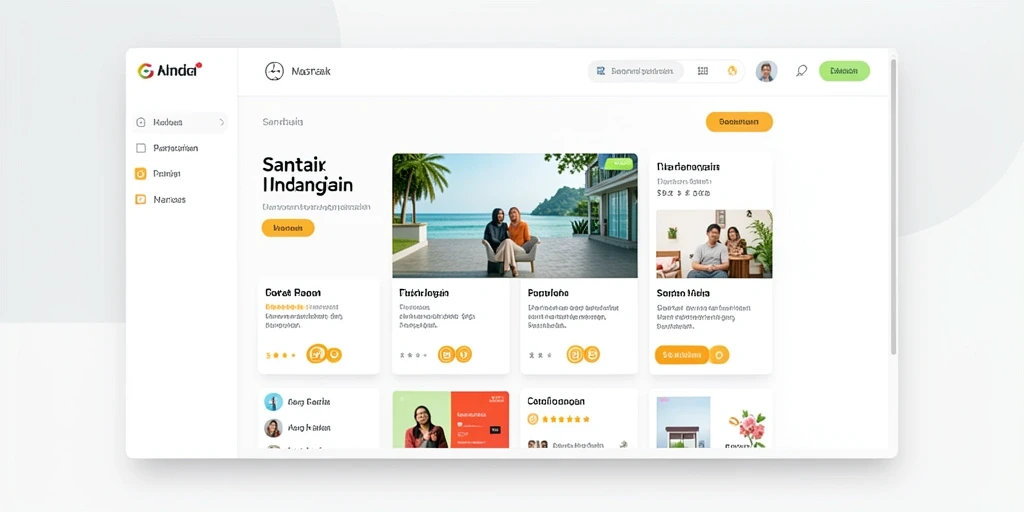 Tampilan antarmuka yang menarik dan user-friendly.