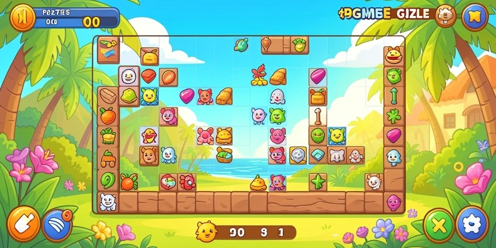Tangkapan layar menampilkan grafis yang mengesankan dari game OH222.