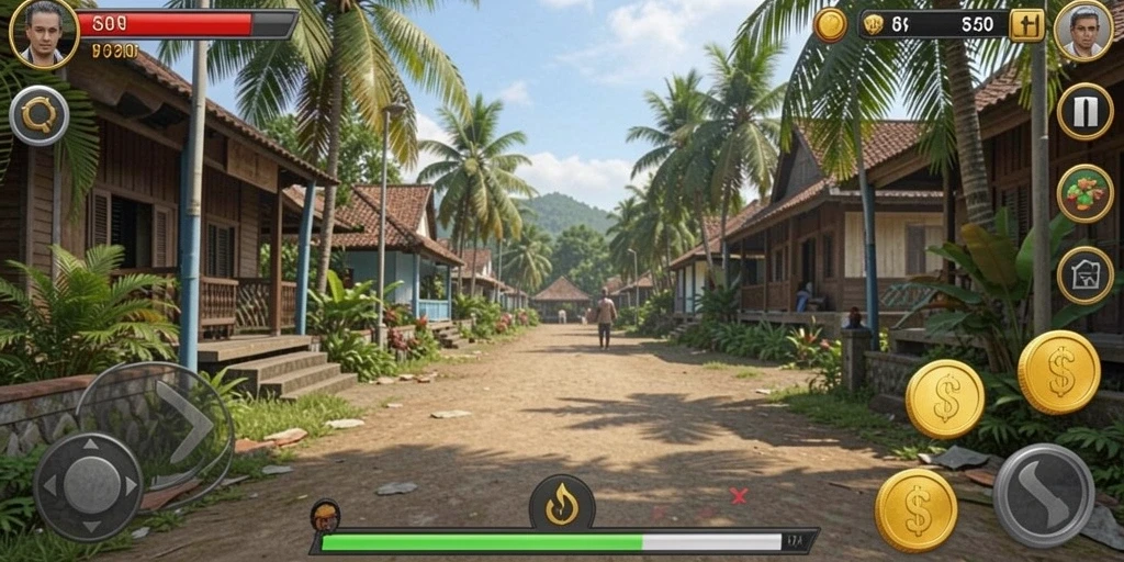 Tampilan antarmuka pengguna yang menarik dan modern.