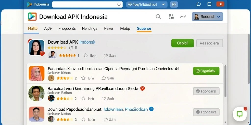 Tampilan antarmuka aplikasi yang menarik dan mudah digunakan.