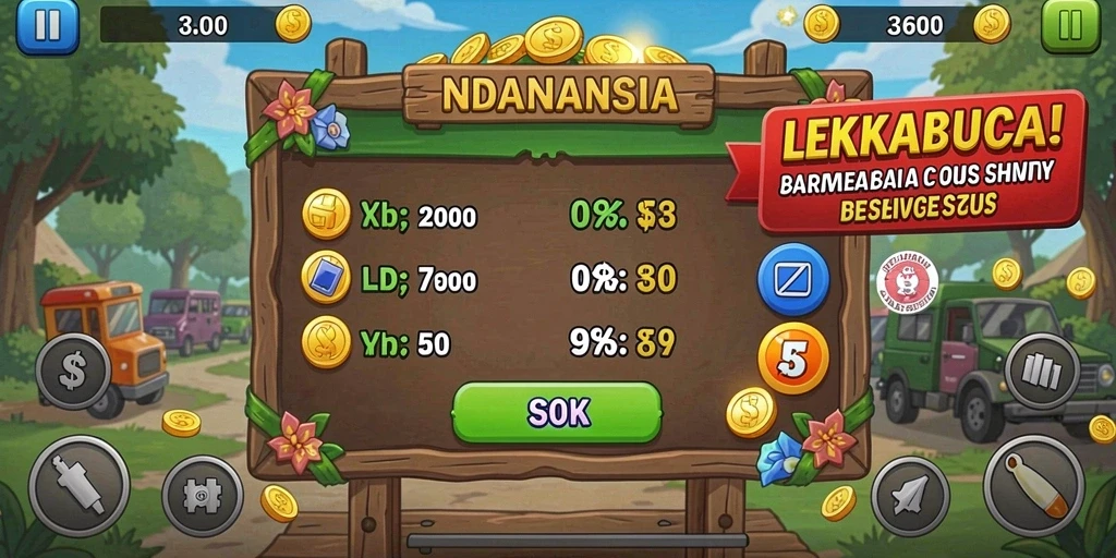 Tampilan menarik dari halaman utama aplikasi TAWONBET.